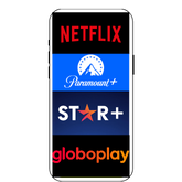 Smartphone com interface Blazor